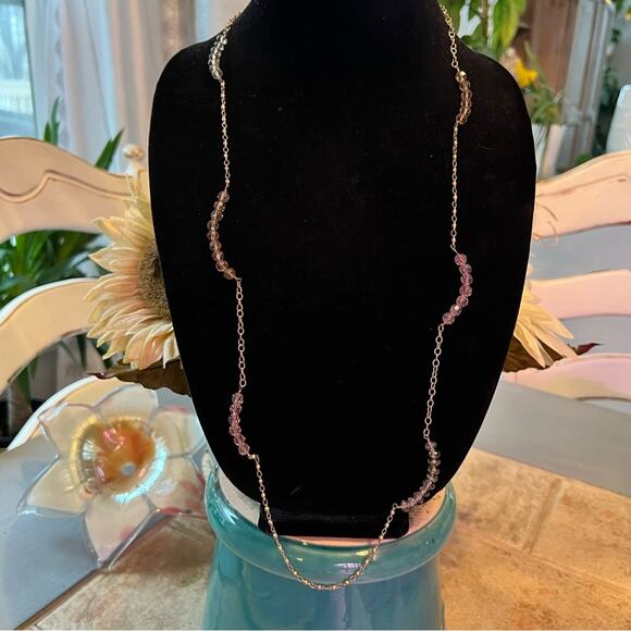LOFT Long Beaded Necklace - Picture 3 of 7